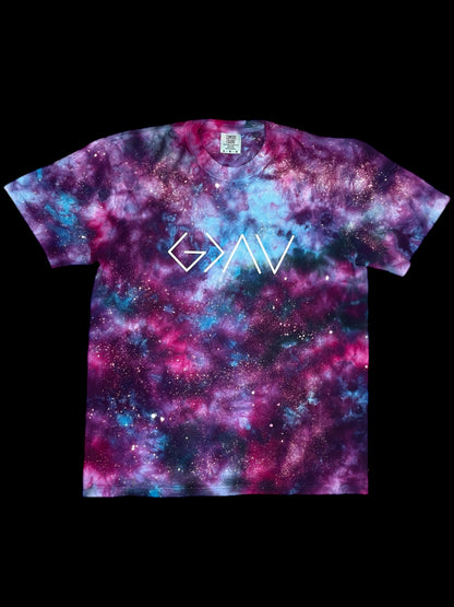 God Is Greater Galaxy Tee