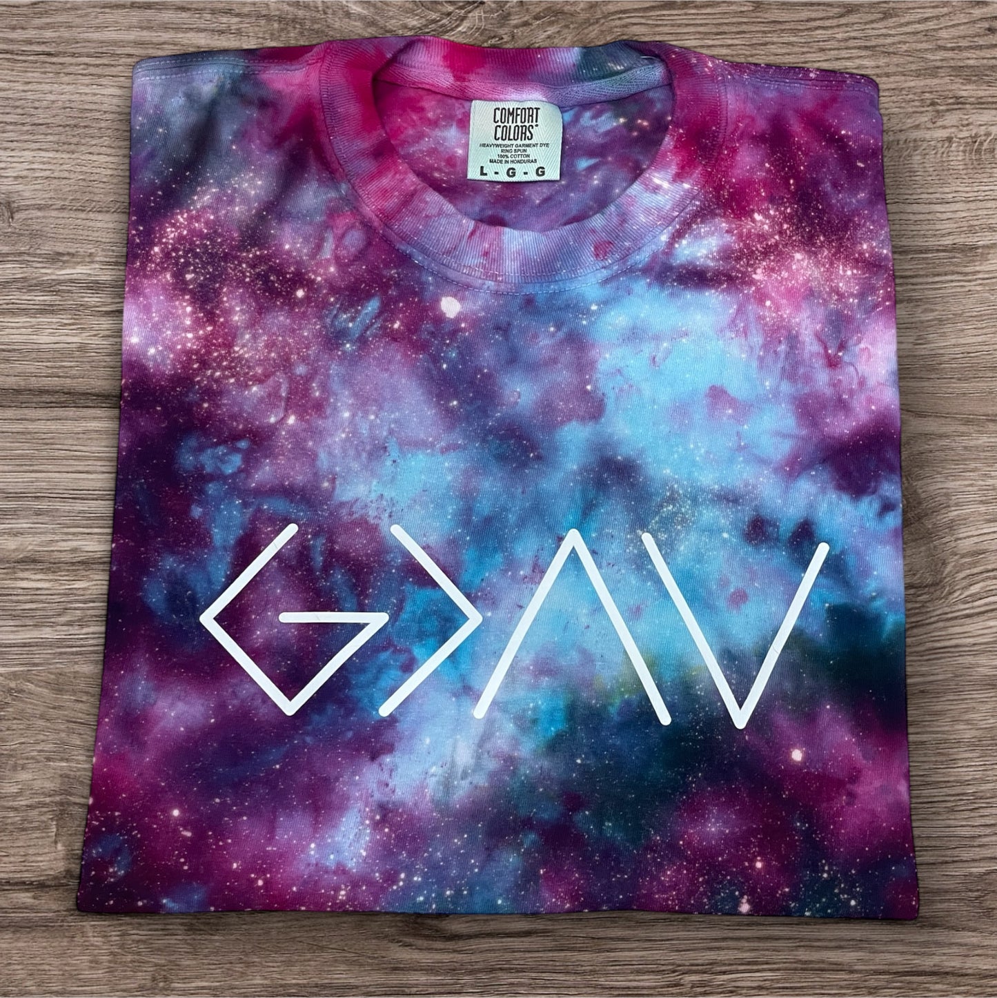 God Is Greater Galaxy Tee