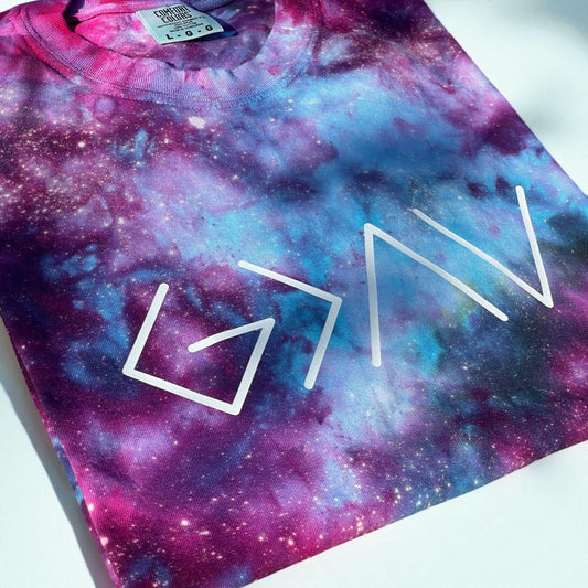 God Is Greater Galaxy Tee